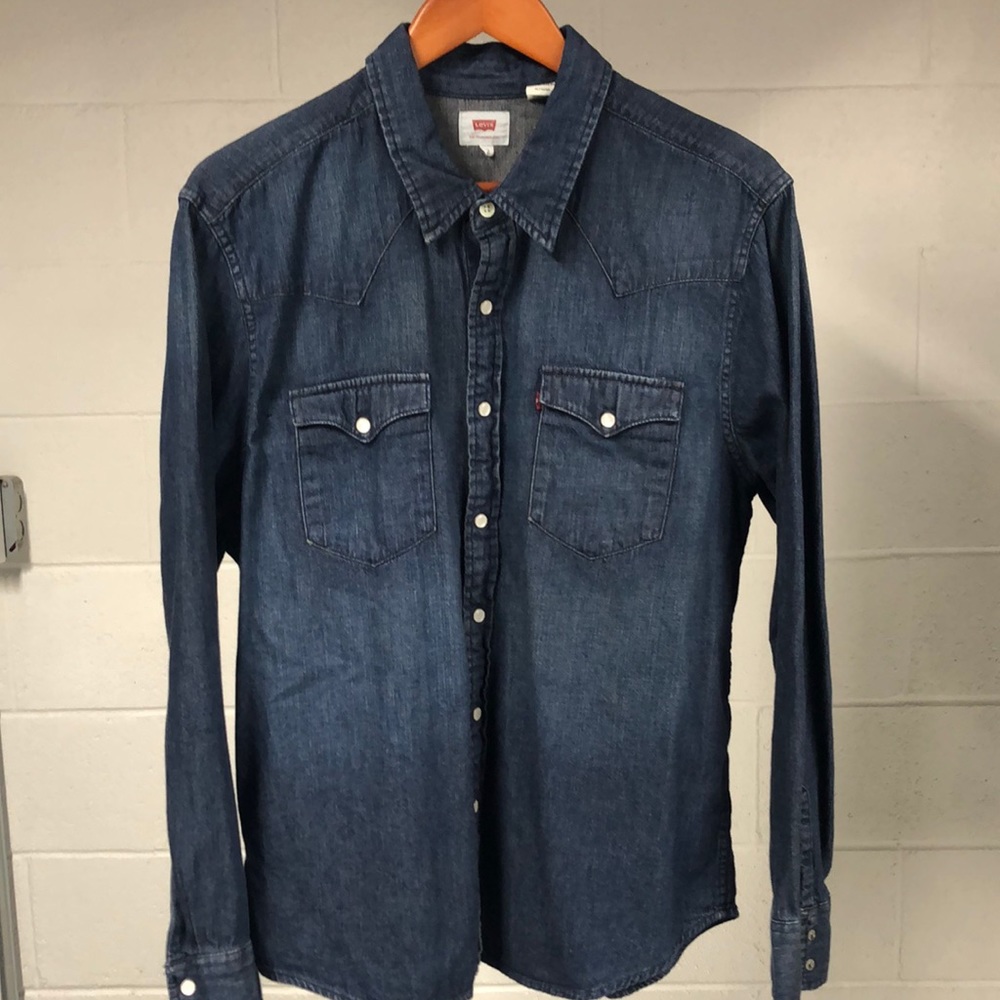 Levi’s Men’s XL Dark Wash Western